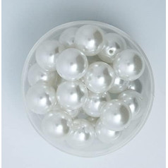 Mode 4/6/8/10/12/14/16/18/20mm 10-1000pcs/bag ABS-Kunststoff Perlen Perlen Bekleidungszubehör Nähen Verzierung-16mm 20pcs