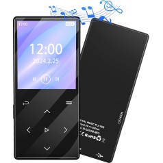 Gueray 64GB MP3 Player with Bluetooth 5.0 Portable Digital Music Player with HiFi Sound Built-in Speaker Support FM Radio Voice Recorder TF Card