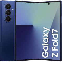 Samsung Galaxy Z Fold7 AI Smartphone with Galaxy AI, AI Phone with Android, Foldable Design, Large Screen for Multitasking, 200MP Camera, 512GB, 12GB RAM, Blue Shadow