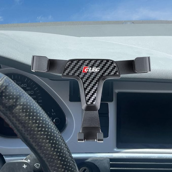 For A6 C6 2004-2011 Mobile Phone Holder, for Vertical Use Only (Carbon Fibre Grain)