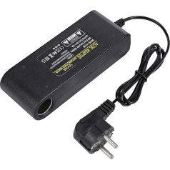 Car Power Adapter, 12 V 10 A AC-DC Voltage Converter 100-240 V to 12 V 10 A Inverter with Cigarette Lighter Socket, Car Power Supply Adapter for Tyre Inflator, Car Fridge, Car Vacuum Cleaner - 120 W