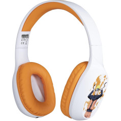 Konix Naruto Shippuden On-Ear-Kopfhörer kabellos Bluetooth 5.3 Smartphones und Tablets - 30 Std. Akkulaufzeit - 3,5 mm Klinkenkabel - Motiv Naruto