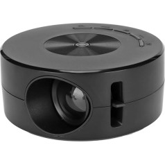 Portable LED Projector, Small LED Video Projectors, 1920 x 1080 Full HD Film Projector, Built-in Speaker, Compatible with Computers, Tablets, for Home Cinema, Office, Outdoor Laptop