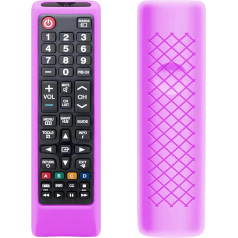 Leuchtende Ersatz-Fernbedienung für Samsung TV-Fernbedienung, universelle Silikonhülle mit Umhängeband, leuchtet im Dunkeln
