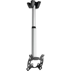 Vogel's PFC 585 TV Ceiling Mount for 48-106 cm (19-42 Inch) TVs, Height Adjustable 850 to 1350 mm, Rotatable and Tiltable, Max. 15 kg, VESA Max. 200 x 200, Universal Compatibility, Silver