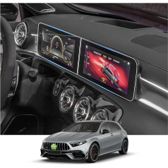RUIYA Compatible with 10.25 inch Mercedes-Benz A Class W177 V177 | B Class W247 2019-2025 | CLA GLA GLB 2020-2025 | EQA EQB 2022+ Navigation Screen Protector, Screen Protector 9H Scratch-Resistant