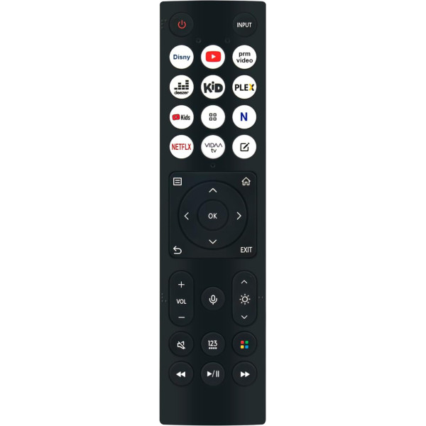 AULCMEET ERF3E96H T336072 Voice Replacement Remote Control Compatible with Hisense 4K UHD Laser Cinema Projector ERF3E96H T336072