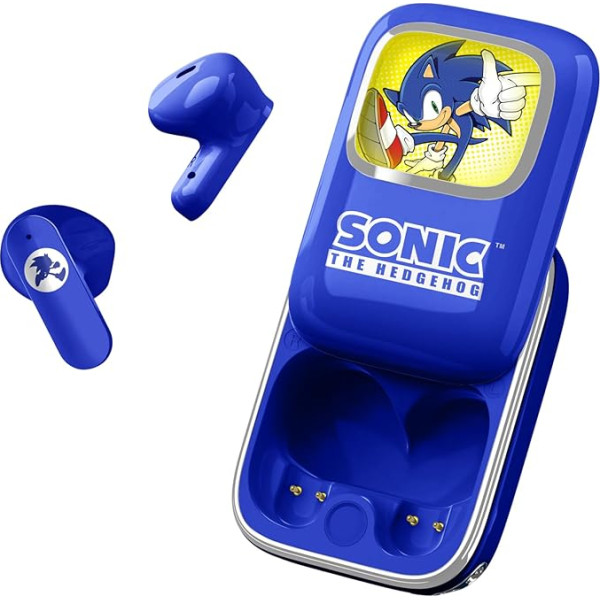 OTL Technologies Sonic The Hedgehog Slide TWS Earphones with Charging Case