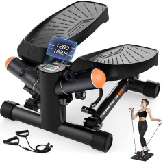 Stepper for Home Mini Stepper, Adjustable Resistance Stepper with Smart Display, Stairmaster, Home Trainer Stepper 150 kg, Fitness Equipment for Home