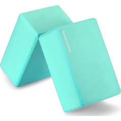 Fitvids Set of 2 High Density Premium EVA Yoga Blocks, 9