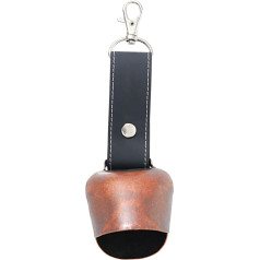 Bear Bell Laute Bärenglocken zum Wandern | Sicherheitsausrüstung zum Klettern | Sicherheitsschnalle aus PU-Leder für Camping, Wandern, Bärenschutzprodukte, Retro-Paar