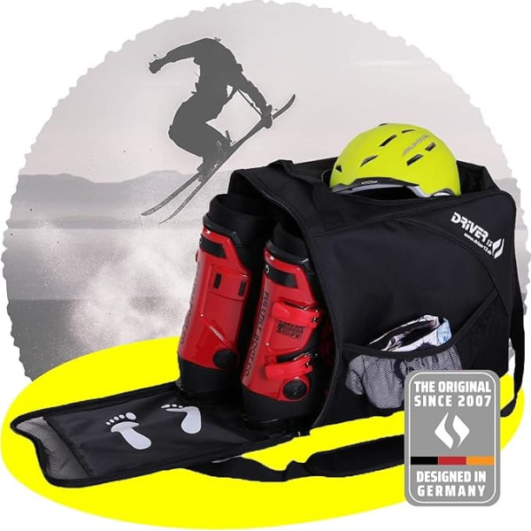 Driver13 Ski Boot Bag with Helmet Compartment Boot Bag for Your Boots or Snowboard Boots