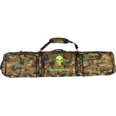 Sport Tent - Professional snowboard bag, ski bag set with shoe compartment/helmet compartment, snowboard bag, padded ski bag, board bag, space bag, 156 cm/166 cm