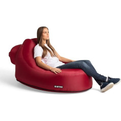 Softybag Chair - Inflatable Air Chair, Anti-Leakage Camping Seat for Outdoor, Inflatable Pallet, Portable Seat, Camping Accessories for Lake, Mountains, Beach (Red)