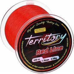 Micado Territory Red Line Carp Fishing Line 600 m 0.26 - 0.40 mm Monofilament Thick (0.40 mm / 13.80 kg)