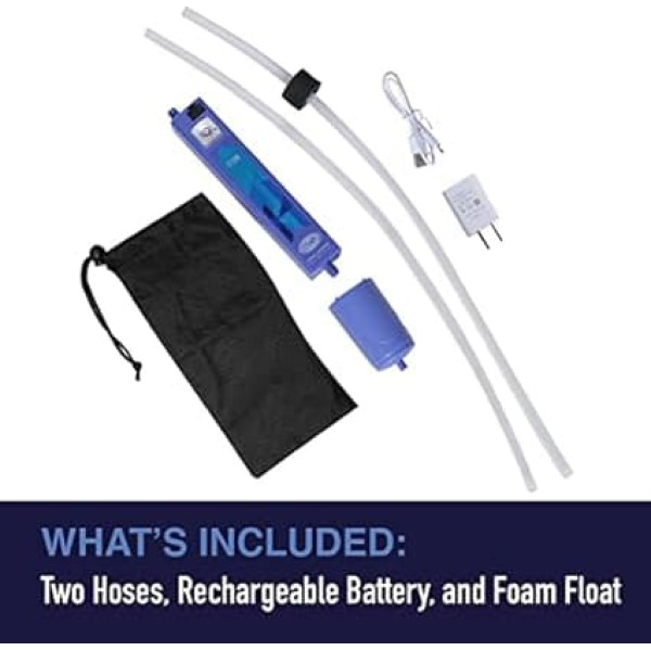 Pacific Bay Portable Automatic Pump/Water Filter System - For Camping or Wilderness Survival - Emergency Drinking Water Survival - Indoor/Outdoor Water Filter - New 2022 Must Have Hiking Supplies