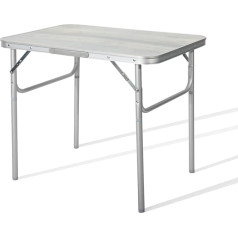 Homecall Aluminium Folding Camping Table with MDF Top