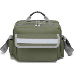 Joyfitness Empty Trauma Bag, Emergency Bag, Travel Pharmacy Bag, Empty Emergency Bag for Home Care, Hospice Visits, Travel or Emergencies Empty