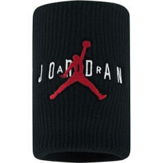 Jordan Jumpman Terry Sweatbands Tennis Basketball Sport (Black - White), One Size, Black and Red, One Size