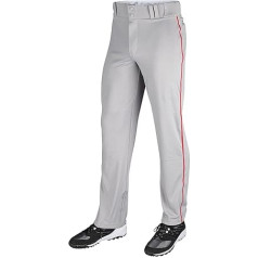CHAMPRO Boys' Straight Leg Triple Crown Trousers with Open Bottom and Tube