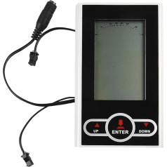 Indoor Cycle Tachometer Elliptical Training Tachometer mit LCD Display Indoor Kilometerzähler Apparat Rudergerät für Home Gym