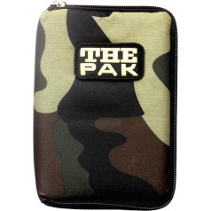 The PAK Dart Case Camo Durable Nylon Case for 1-2 Sets of Mounted Darts and Additional Compartments for Flys and Spare Shafts (Without Contents)