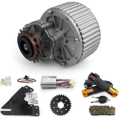 L-faster 24 V 36 V 450 W Bicycle Conversion Kit for Brake Disc Left Mounting Bicycle Motor Kit with Thumb Gas
