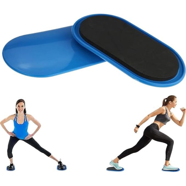 Übungsschieber, 2pcs 9, 3x5, 3 Zoll Training Sliders Disc, Nicht -Slip -Kern, Wiederverwendbare Schieberscheiben für Bewegung, Pilates, Fitnessstudio, Fitness