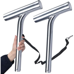 2 Pieces Stainless Steel Fishing Rod Holder Arm for Marine Yacht, Boat, Kayak, Motorhome, Truck, Motorhome
