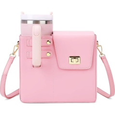 GSenhui Water Bottle Bag, Stanley Cup Holder, Stanley Cup Bag, Water Bottle Carrier with Shoulder Strap, Outdoor Portable Crossbody Water Cup Storage Bag