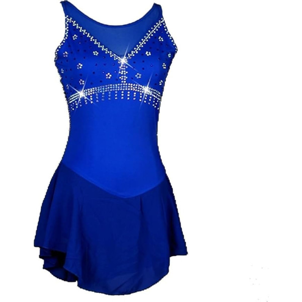 Rinkhockey Professionelles Handgefertigtes Eiskunstlaufkleid For Mädchen Und Damen, Ärmellos, Atmungsaktiv, For Training Und Wettkampf