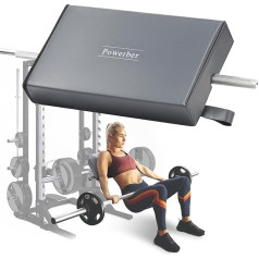 Powerber Hip Thrust Bench Pad - Booty Sprout Hip Thrust Machine Pad, Barbell Pad for Hip Thrust Box, Gluteus Training Device, Machine Cushion Home, Gym, Sturdy Bar Pad for