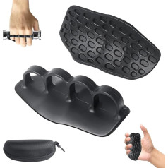 Gewichthebergriffe für Männer und Frauen, Silikon-Handgriffe, Klimmzuggriffe, rutschfeste Trainingshandschuhe für Gewichtheben, Hanteln, Fitness-Training und Übungen, 2 Stück