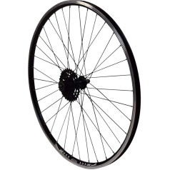 Redondo Shimano TX500 Rear Wheel Rim 26 Inch Black + 8 Speed Cassette