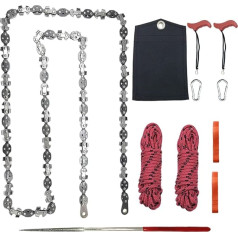 Seilkettensäge - Klapper Handsäge - Holzschneider | Klapper Handkettensäge, Kompakter Holzschneider Im Freien | Tragbares s -Schneidwerkzeug Zum Campen, Gartenarbeit, Wandern