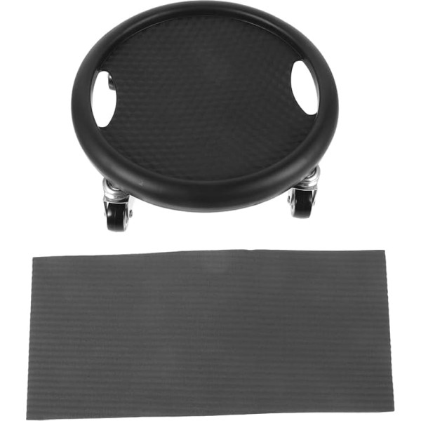 Happyyami Fitness Sliding Discs Set for Abdominal Training, Non-Slip Abdominal Training Discs with Knee Pads for Effective Workout, Multifunctional Fitness Device for Women
