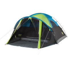 Coleman Carlsbad Dark Room Tent with Screened Porch, 4/6 Person Tent Blocks 90% of Sunlight to Keep Inside Cool, Weatherproof Tent with Easy Setup, Made of PFAS-Free Materials