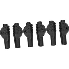 Anneome Pack of 6 Tent Joints Tent Support Pole Replacement Tent Pole Joint Tent Folding Joint Outdoor Accessories Tent Coupling Connectors Tent Parts Outdoor Tents Polykro Kit Carbon Fibre