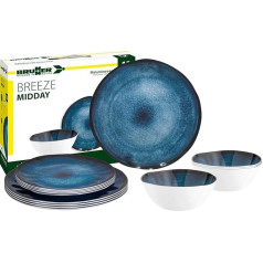 Camping Brunner Breece 12-Piece Melamine Crockery Set