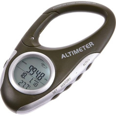 Digital Altimeter Altimeter Carabiner Multifunction Thermometer Forecast Hiking Accessories Carabiner Altimeter for Men and Women Hikers