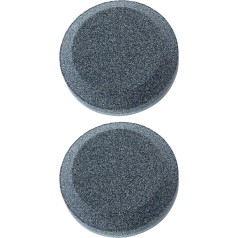 PANGBOER Runder Schleifstein mit doppelter Körnung, für Schneider, Macheten, tragbares Küchenwerkzeug mit Sandstein-Konstruktion