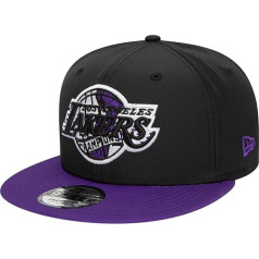 New Era NBA 9FIFTY Infill Cap Los Angeles Lakers Black/Purple (DE/NL/SE/PL, Alphanumeric, S, M, White)