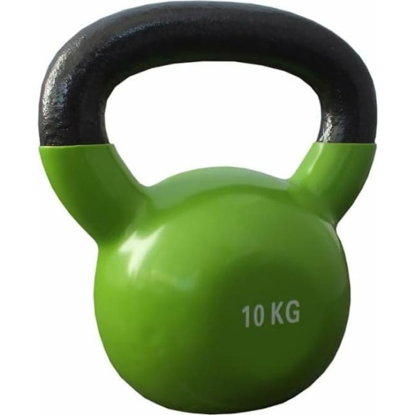 Flexil Premium Vinyl Coated Kettlebell - Durable Iron Weight for Home Gym Strength and Fitness Training