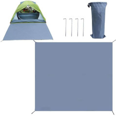 Camping-Bodenmatte, Outdoor-Camping-Teppiche, Zelt-Bodendecke, reißfeste Oxford-Schlafunterlage mit Aufbewahrungstasche für Wanderdeck, Balkon, Terrasse, Rasen,