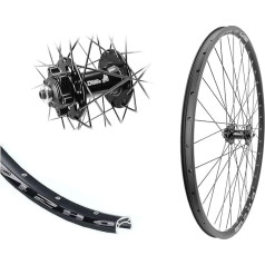 Bärwinkels Front Wheel 28 Inch Disc MTB 19-622 Hollow Chamber Rim 6-Hole Industrial Bearing Black