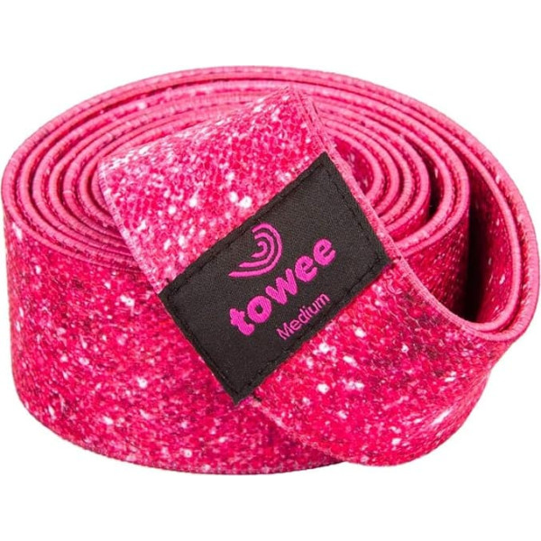 Towee Long Resistance Band with Door Anchor, Fabric Fitness Band for a Full Body Workout, 2 m