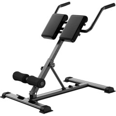 Folding Hyperextension Chair for Home Gym Heavy Duty Back Extension Bench Exercise Equipment for Lower Back, Flanks and Abs - 150kg Load Capacity