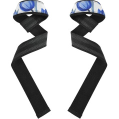 Handgelenkbandagen mit weißem Hintergrund, Ölgemälde-Stil, Gewichtheben, 66 cm, Neopren, gepolstert, Training, Fitness-Zubehör für Powerlifting, Krafttraining, Bodybuilding-Zubehör