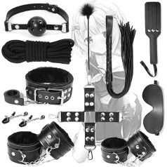 WreGmgg 11 Pcs Black Leather Upholstery Set Simple Design Excellent Quality Lightweight and Portable Fashion Design-Z