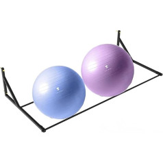 XAoSCd Aufbewahrungshalter Für Yoga-Übungsbälle, Yoga-Studio-Organizer Für Medizinbälle/Stabilitätsbälle, Yoga-Rack Zur Aufbewahrung Von 2–7 Fitnessbällen, Schwarz, L, 170 cm,Black-L-170cm(66 7/8